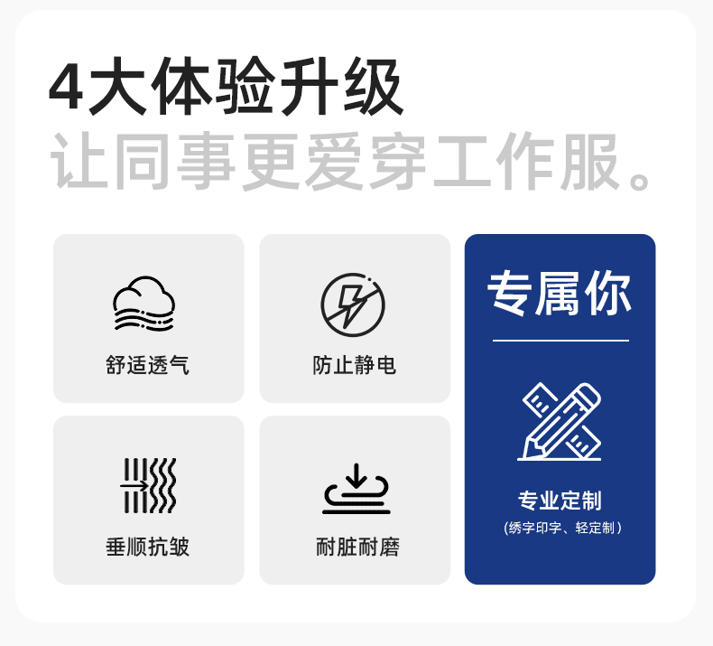 JC-H9935 纯棉防静电工作服套装男汽修车间工厂电焊服厂服反光条工装劳保服(图2)